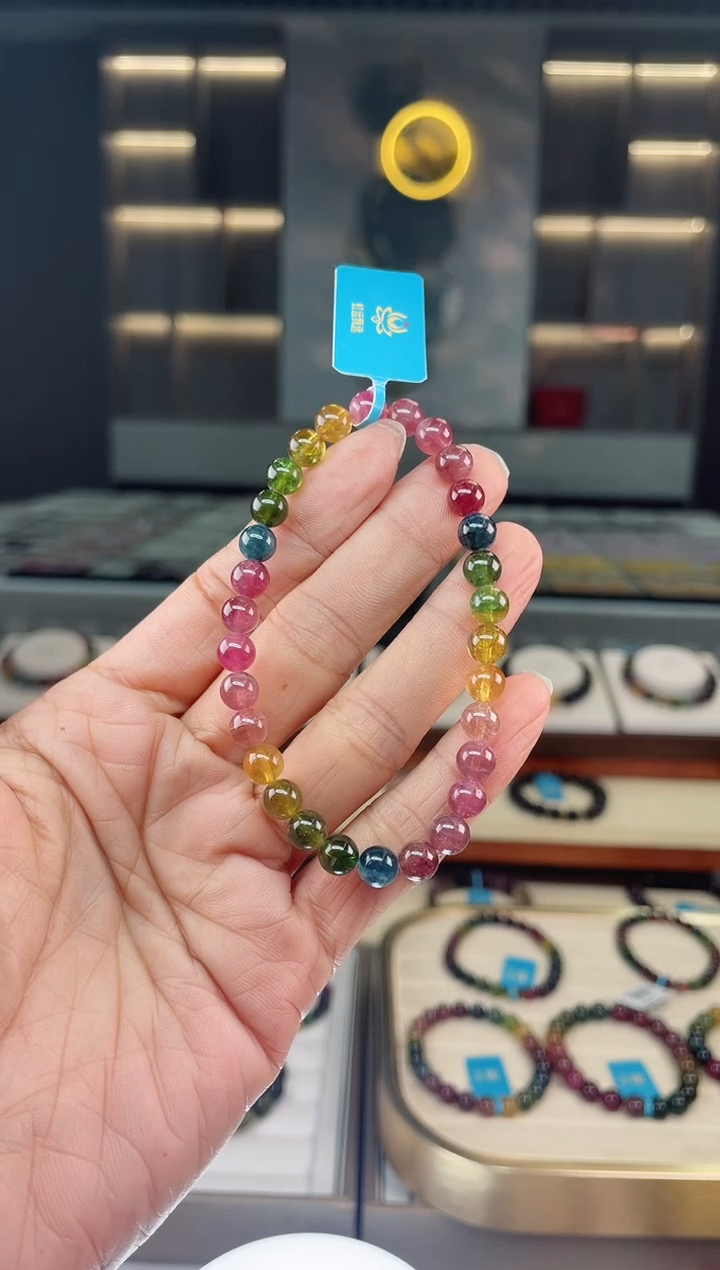 【闪购商品】碧玺单圈手串未镶嵌（多样性发一条）Q