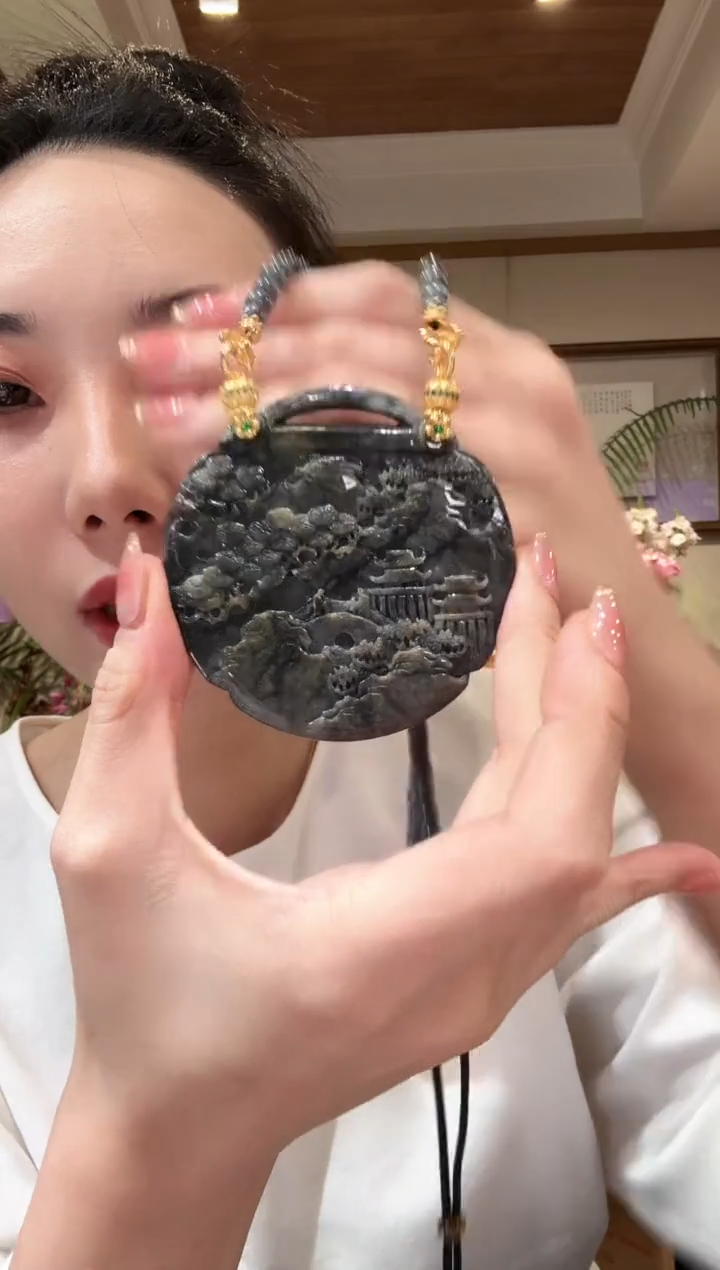 【闪购商品】翡翠颈饰未镶嵌国风