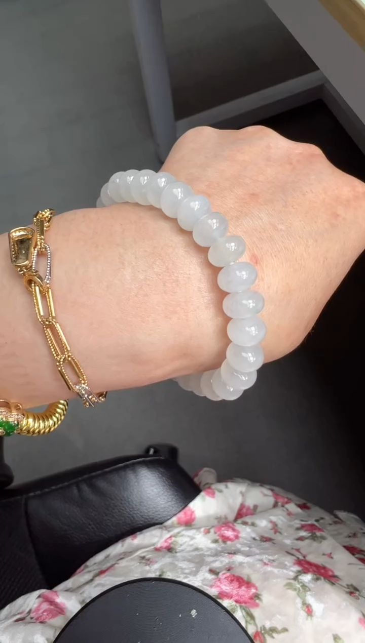 【闪购商品】定制翡翠未镶嵌9mm+手串单圈