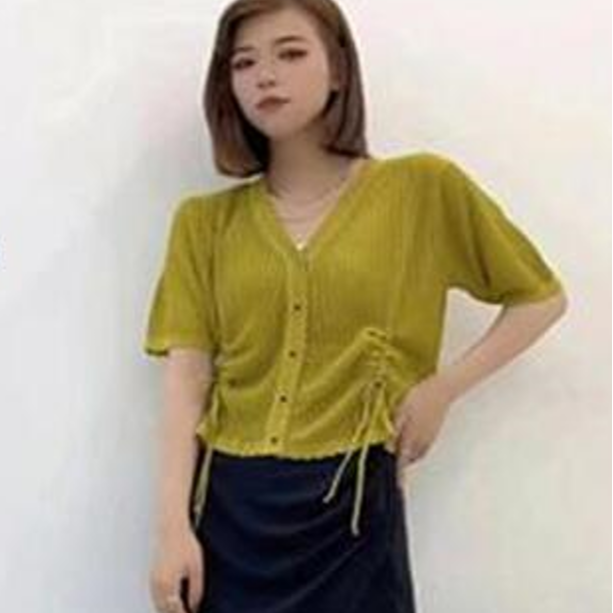 missonep抽绳毛针织衫常规上衣