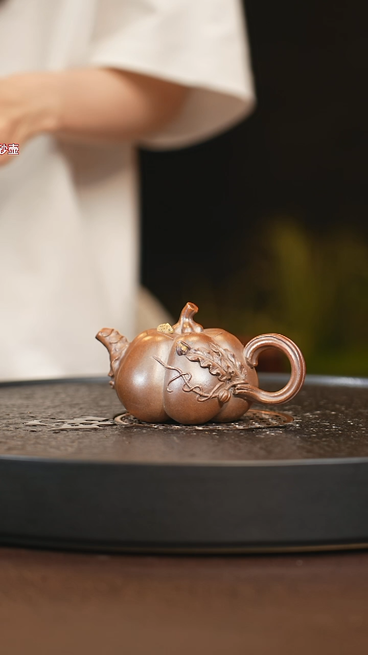 茶壶紫砂cyl 南瓜 130cc