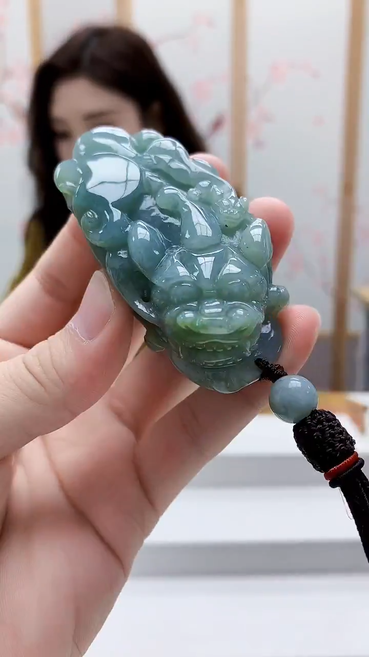 未镶嵌定制翡翠4829bb-毛货挂件60