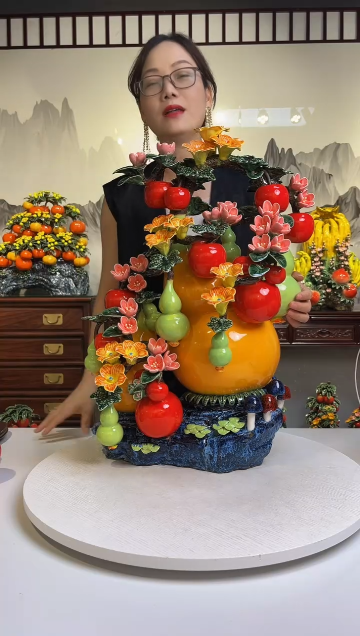 泥塑福禄平安葫芦葫芦