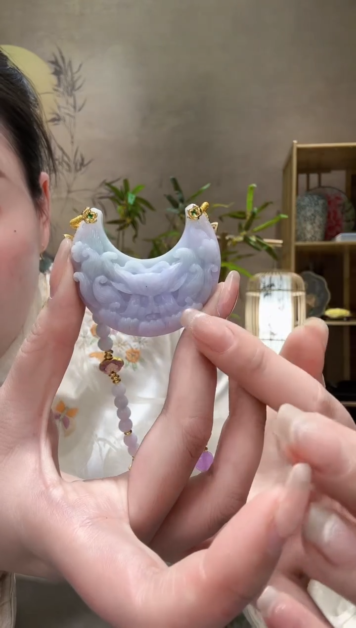 【闪购商品】翡翠耳饰未镶嵌吊坠