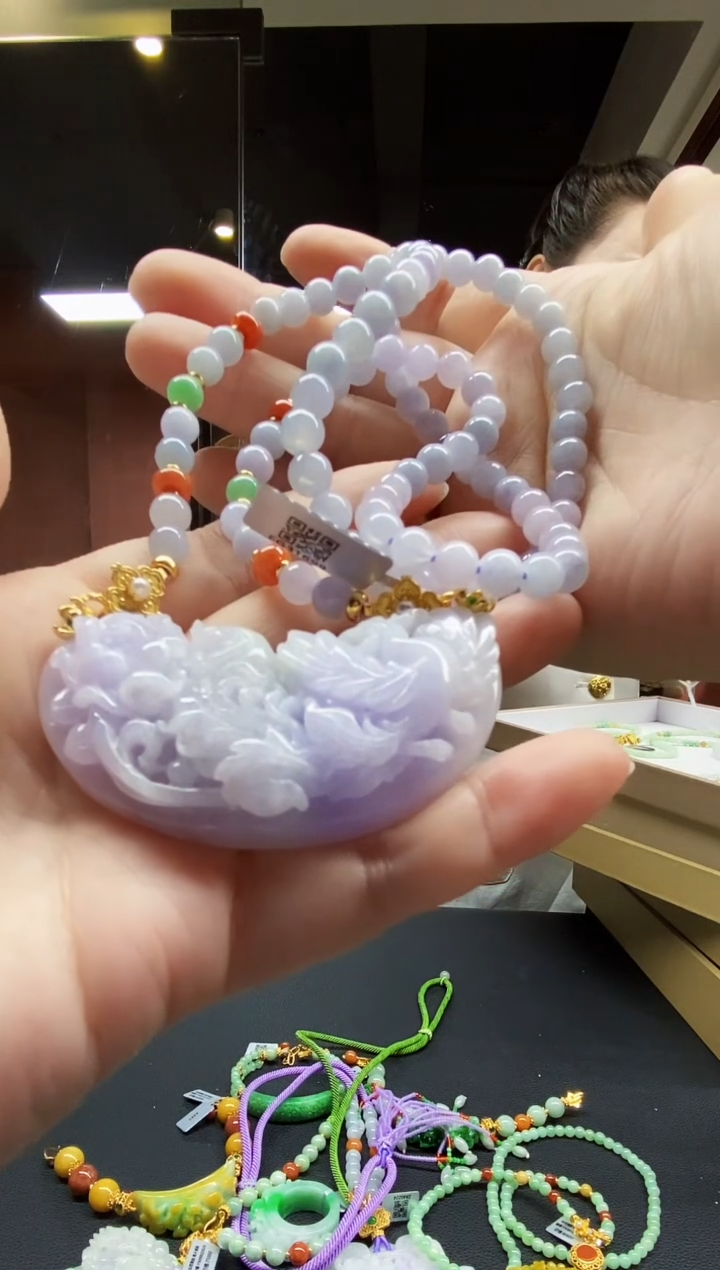 颈饰未镶嵌翡翠翡翠吊坠