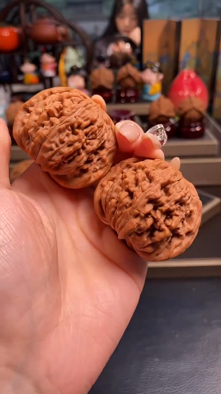 【闪购商品】文玩核桃把件H638四座楼47