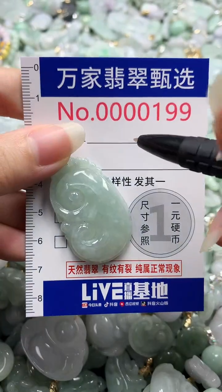 吊坠(不含链)未镶嵌翡翠0199