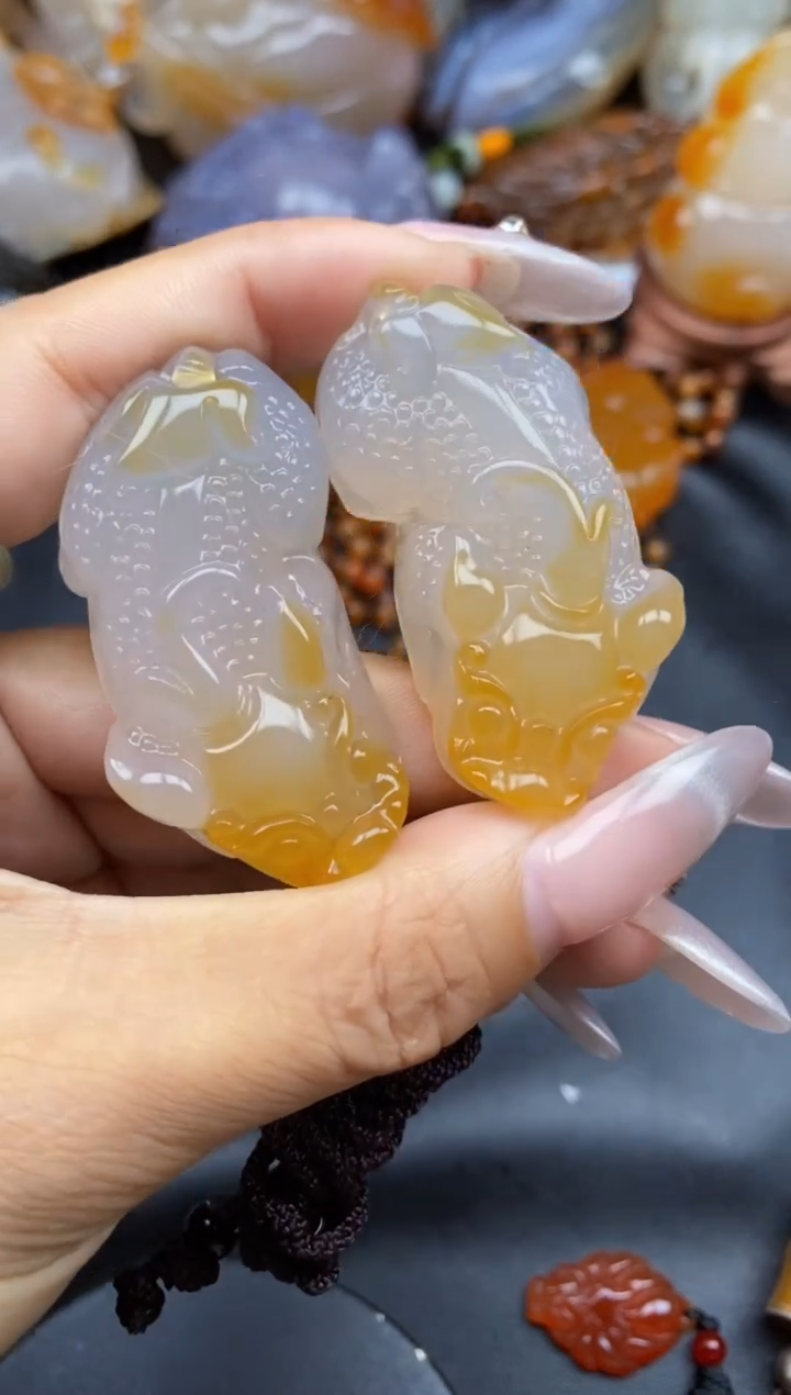 【闪购商品】玛瑙/玉髓颈饰合金ll