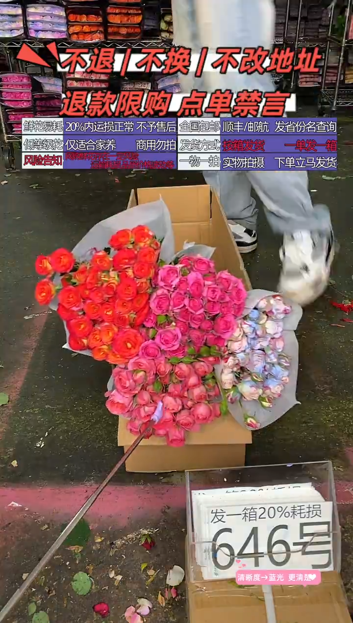 646号♥含20%耗损发一箱