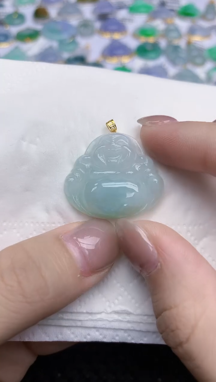 【闪购商品】翡翠颈饰未镶嵌天然翡翠A货