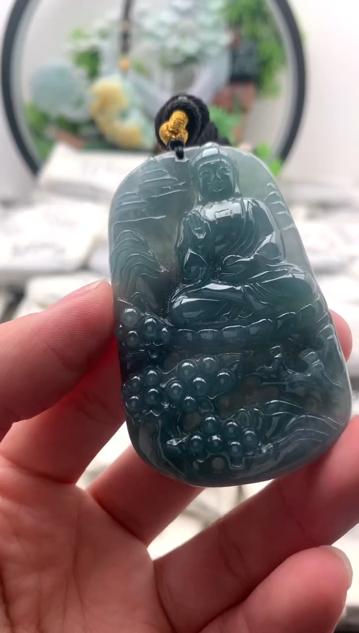 【闪购商品】翡翠颈饰未镶嵌阿弥陀佛