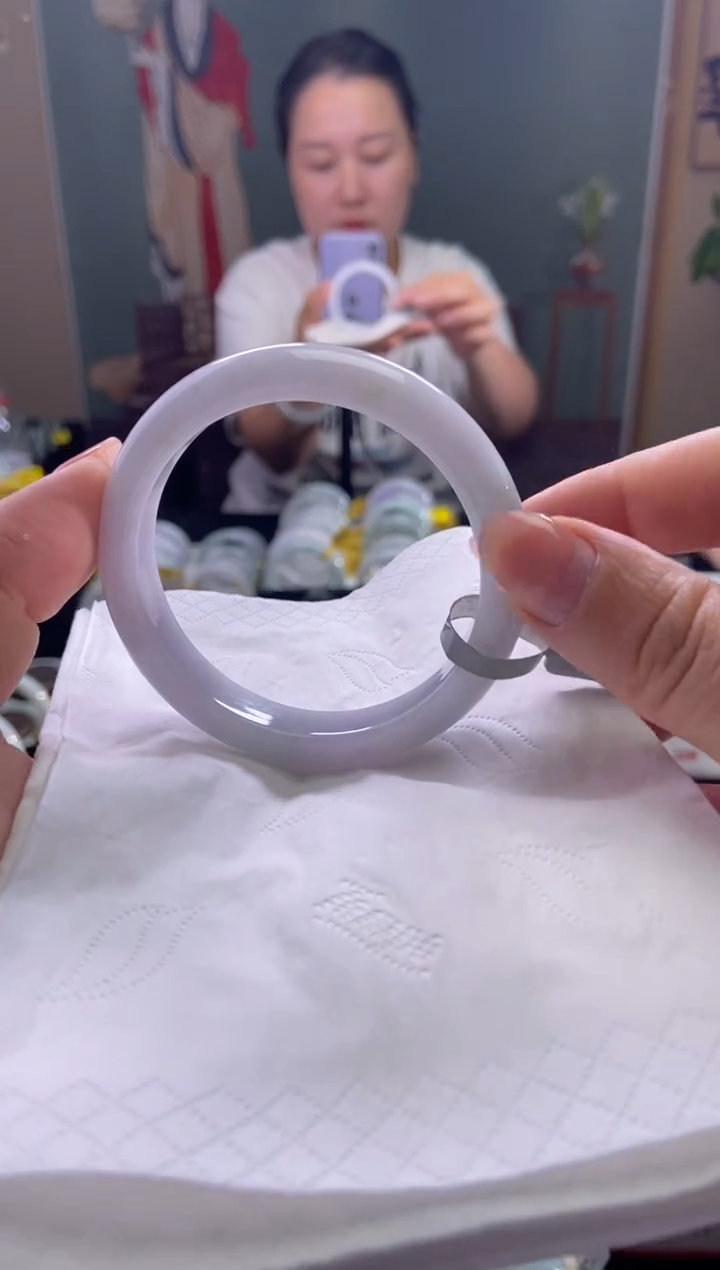 未镶嵌手镯翡翠55.6圈口d