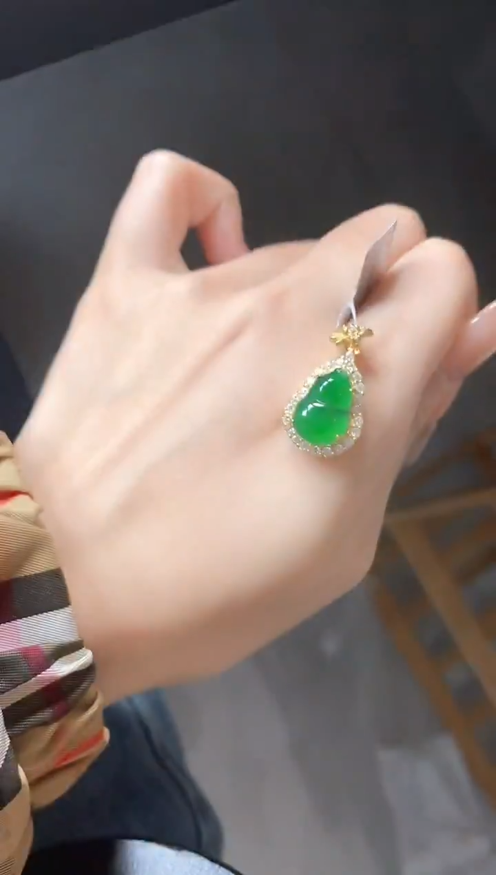银S925镶嵌戒指翡翠51511