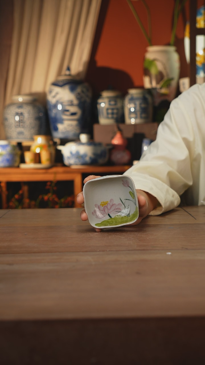 现代 景德镇设计师釉下手绘陶瓷餐具