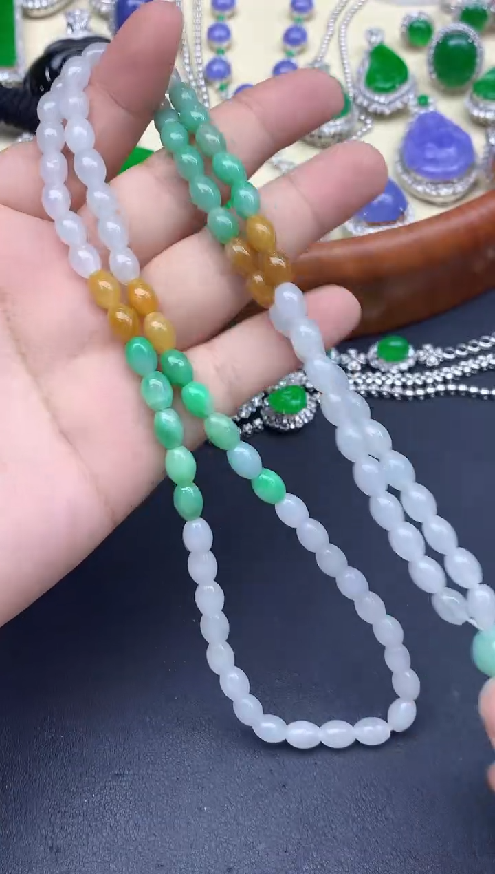 颈饰未镶嵌翡翠177-中国好珍宝