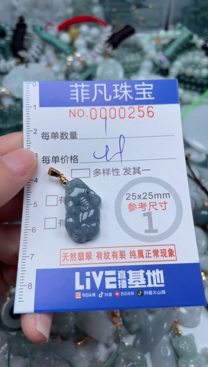 【闪购商品】翡翠颈饰未镶嵌00..0256