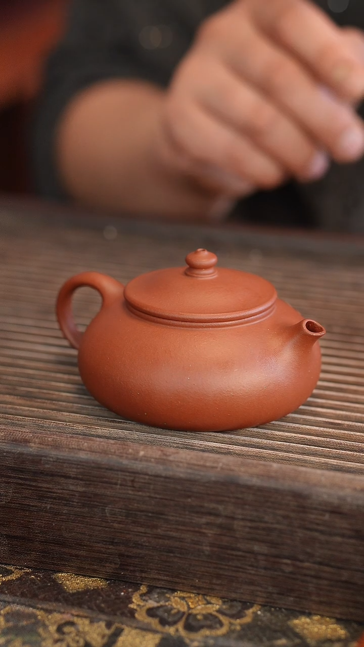 茶壶紫砂原矿手工制作170cc 寒江 