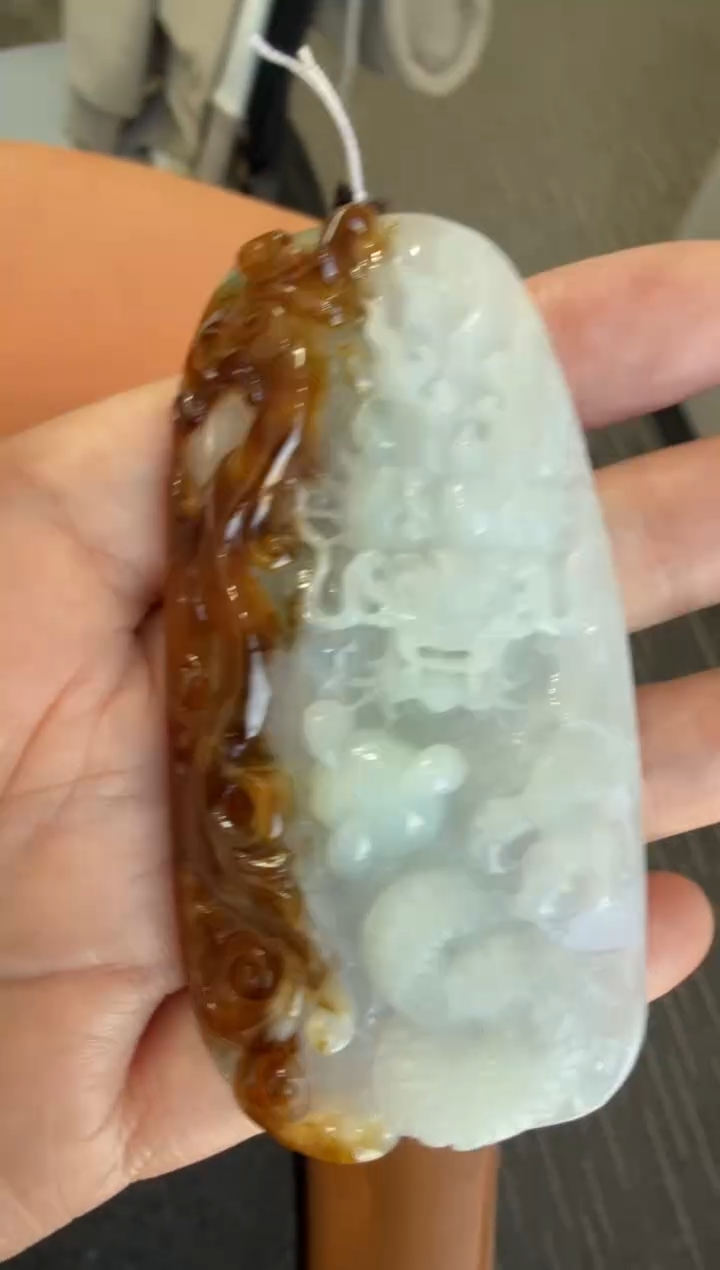 未镶嵌挂件翡翠我****。A货翡翠多样性孤品