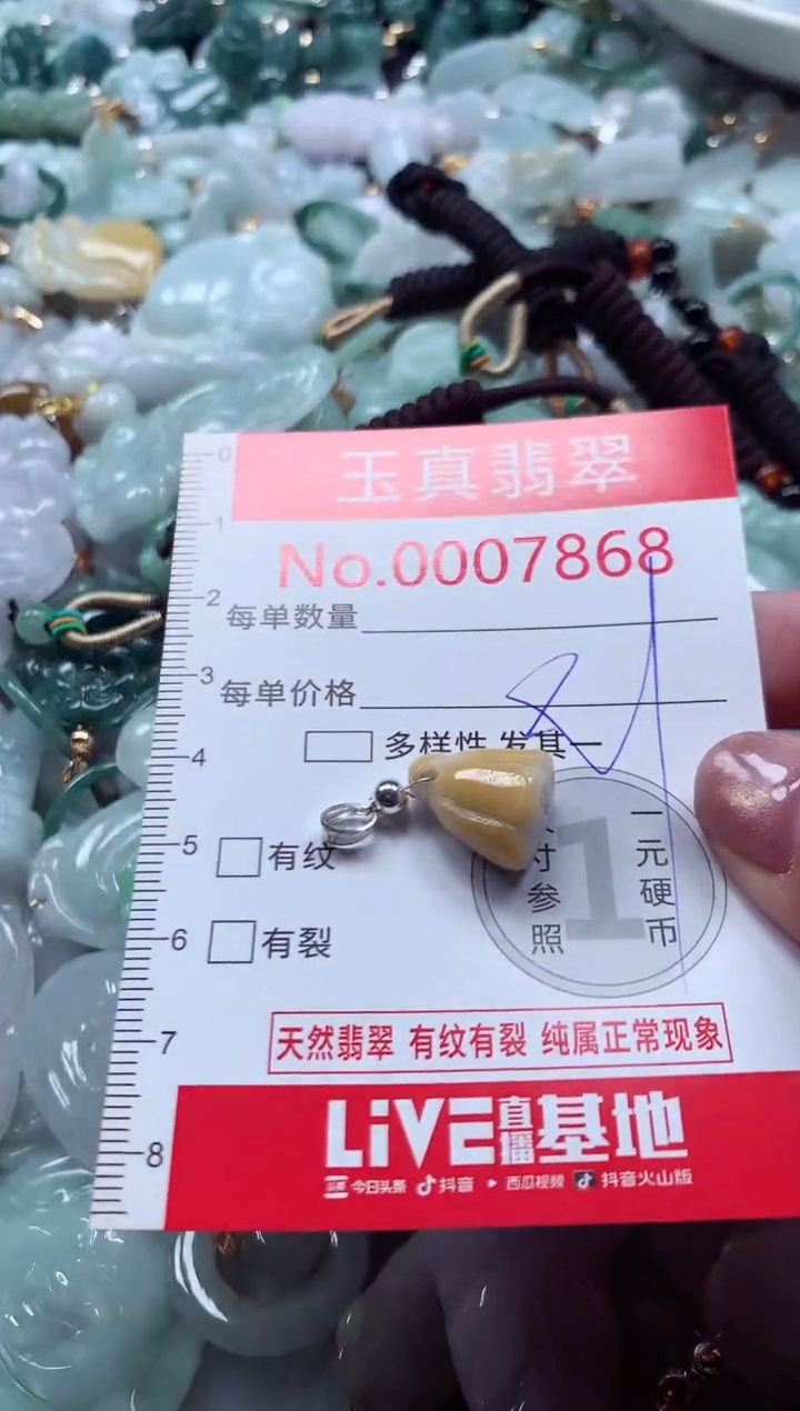 吊坠(不含链)未镶嵌翡翠7868