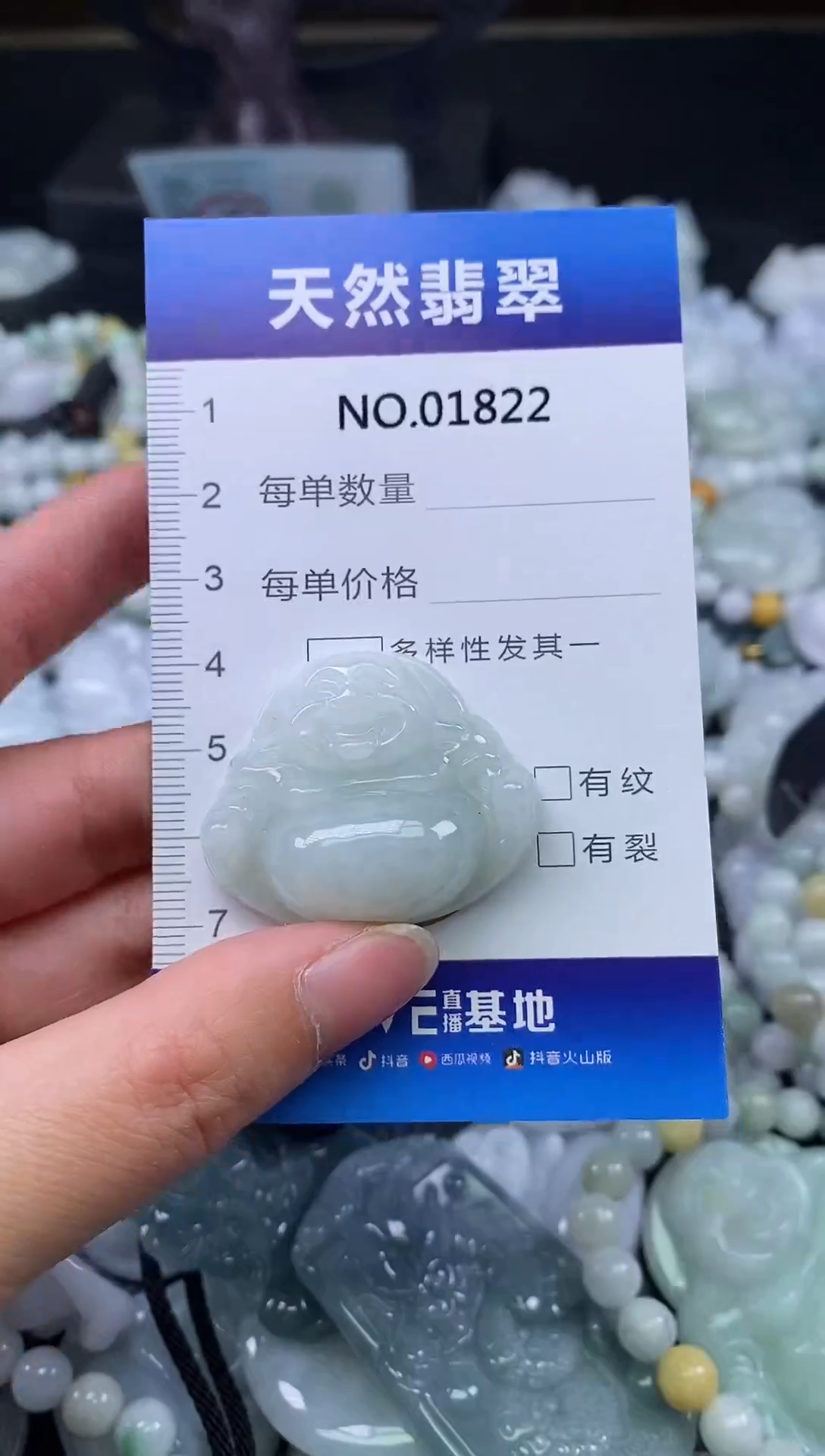 颈饰未镶嵌翡翠天然缅甸翡翠1822
