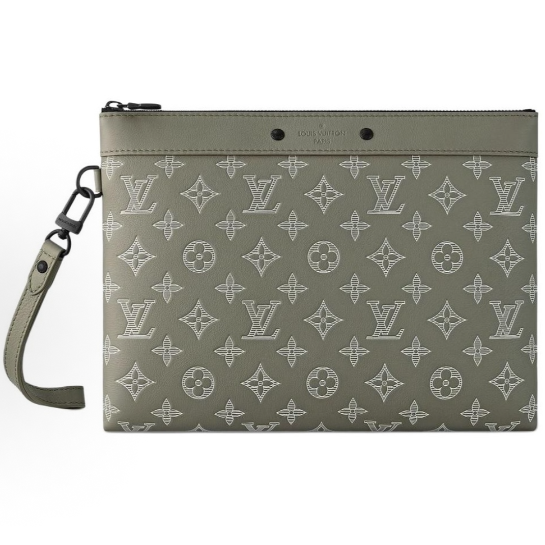 99新 LouisVuitton/路易威登 Lv 镭射手拿包/C150