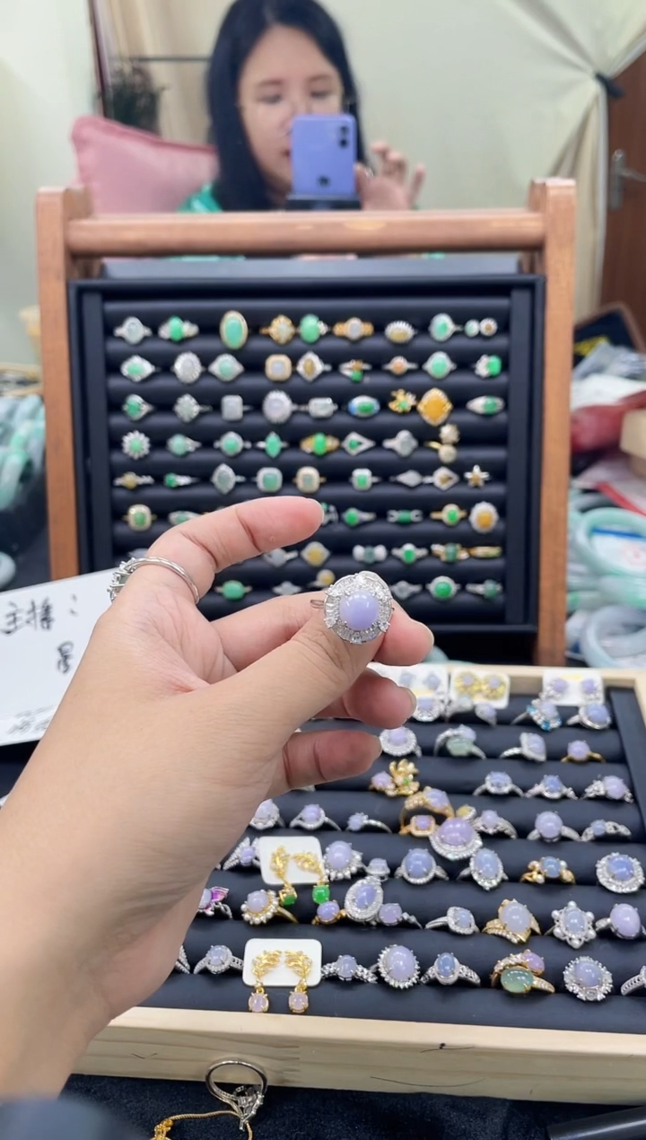 【闪购商品】翡翠戒指未镶嵌旦面戒指