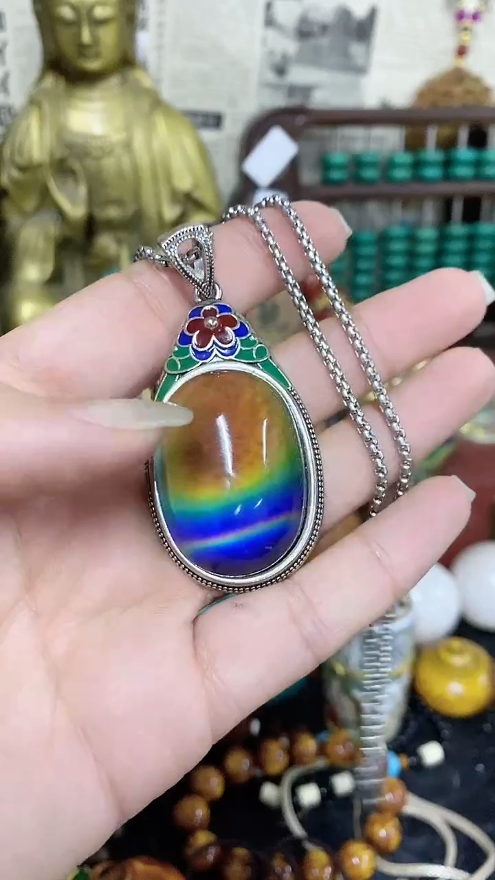 【闪购商品】蓝珀颈饰未镶嵌主播推荐主播推荐