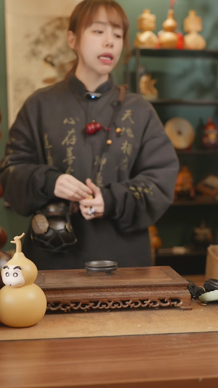 【闪购商品】96号精品天然大漆工艺防渗内胆酒葫芦~