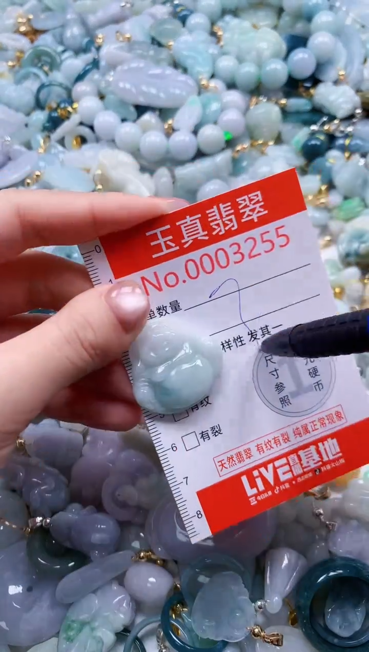 翡翠未镶嵌吊坠(不含链)3255