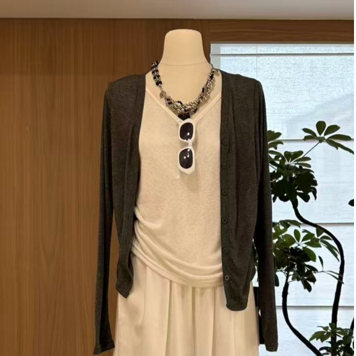 【智慧美人】高定轻奢上衣两件套-1585