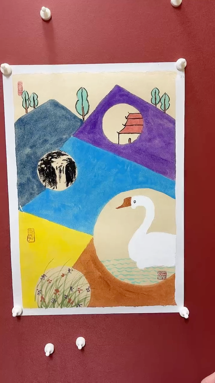 国画严纪照国画作品2.7平尺