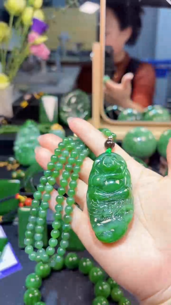 【闪购商品】和田玉（碧玉）颈饰未镶嵌1