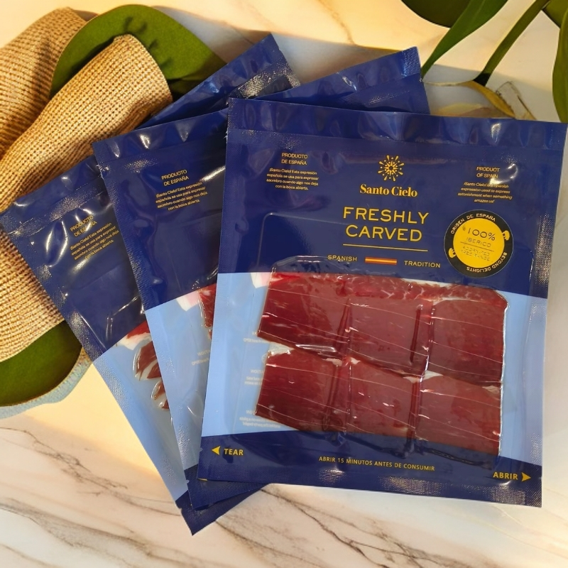 【黑标切片】西班牙火腿进口100%伊比利亚黑标后腿切片即食橡木果香
