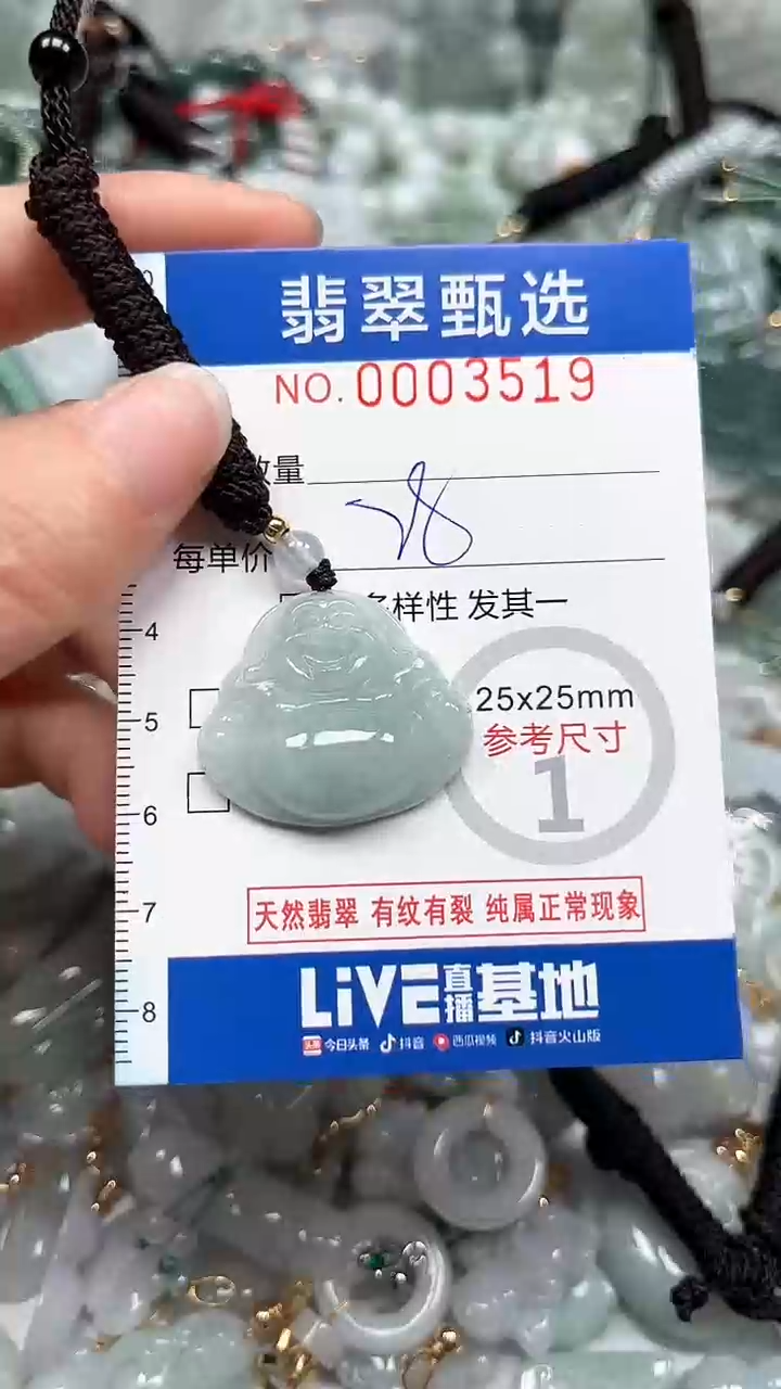 【闪购商品】翡翠颈饰未镶嵌00..3519