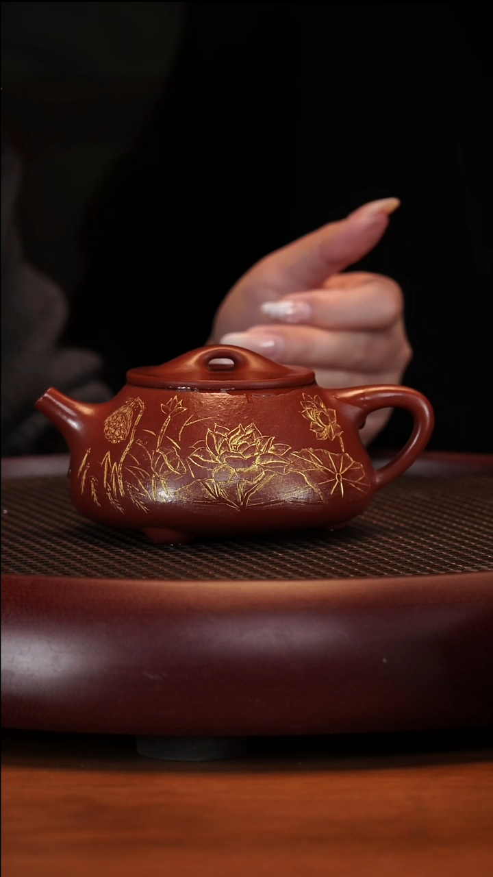 【闪购商品】紫砂茶壶1-40 PCF景舟石瓢朱泥