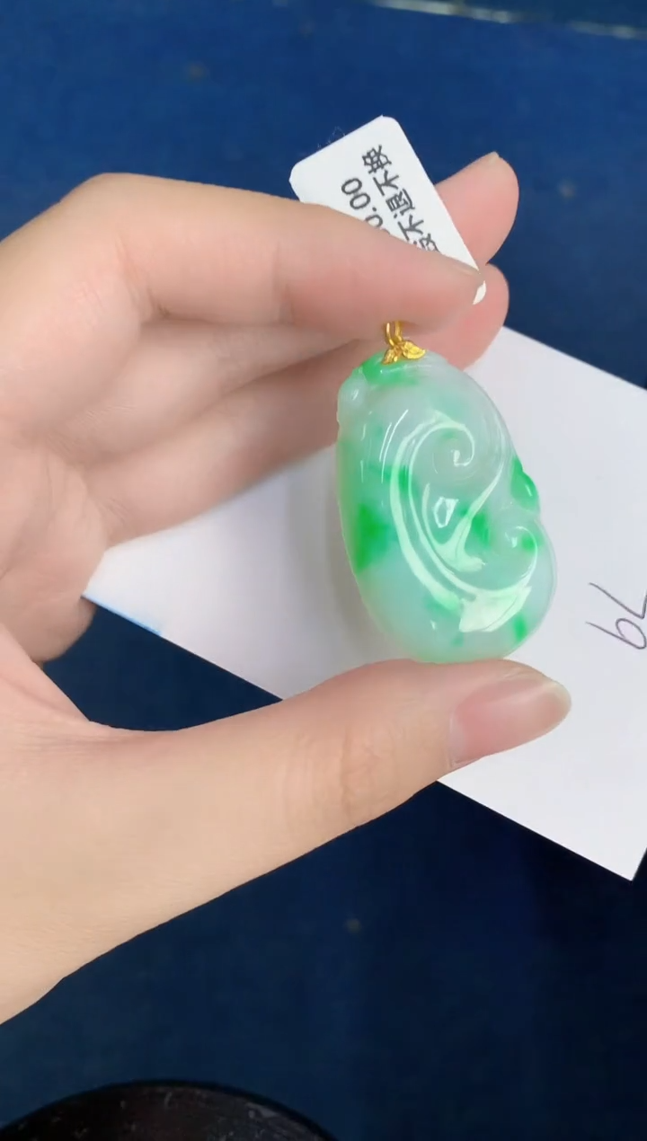 【闪购商品】翡翠颈饰18K金镶嵌000000000