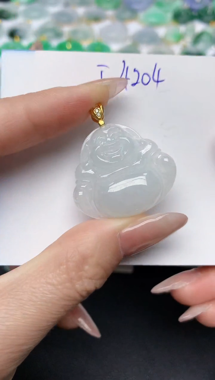 颈饰未镶嵌翡翠天然缅甸A货翡翠百元以上9元证书费自理