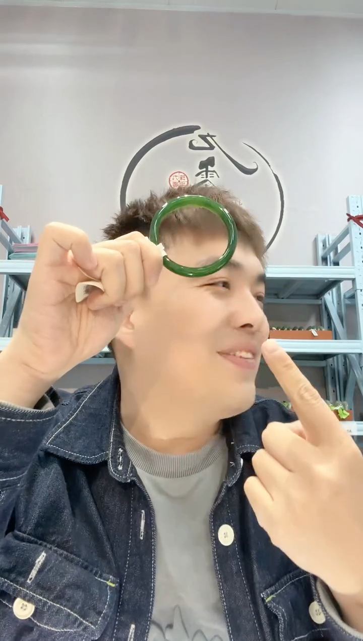 【闪购商品】和田玉手镯未镶嵌55圈口