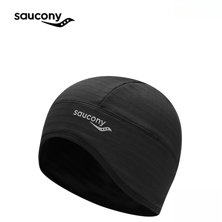 Saucony索康尼冷帽男女针织帽吸汗运动跑步骑行保暖防寒通勤百搭