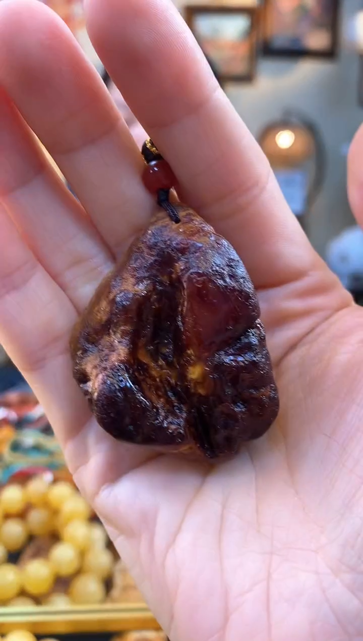 【闪购商品】琥珀颈饰未镶嵌吊坠