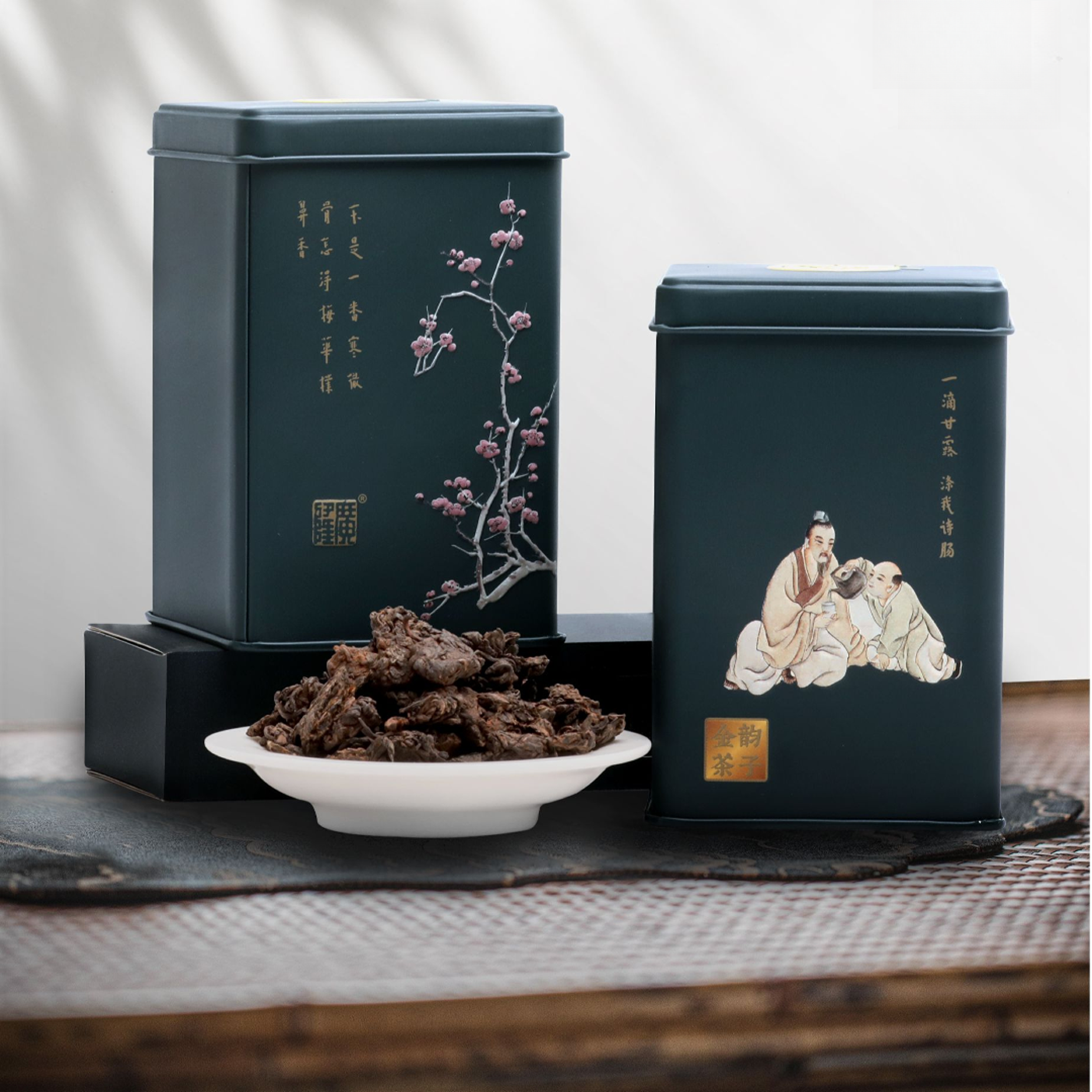 一壶楼22金韵茶子 老茶头熟普 云南勐海普洱