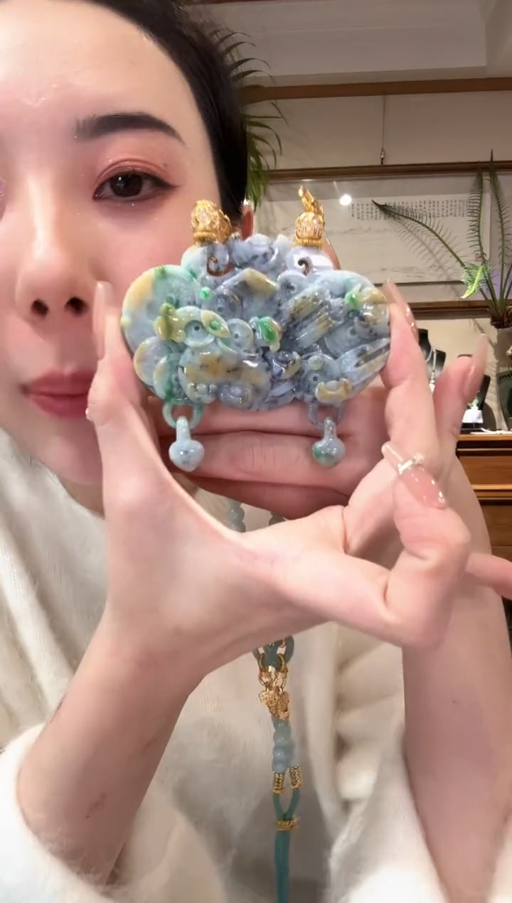 【闪购商品】翡翠颈饰未镶嵌国风