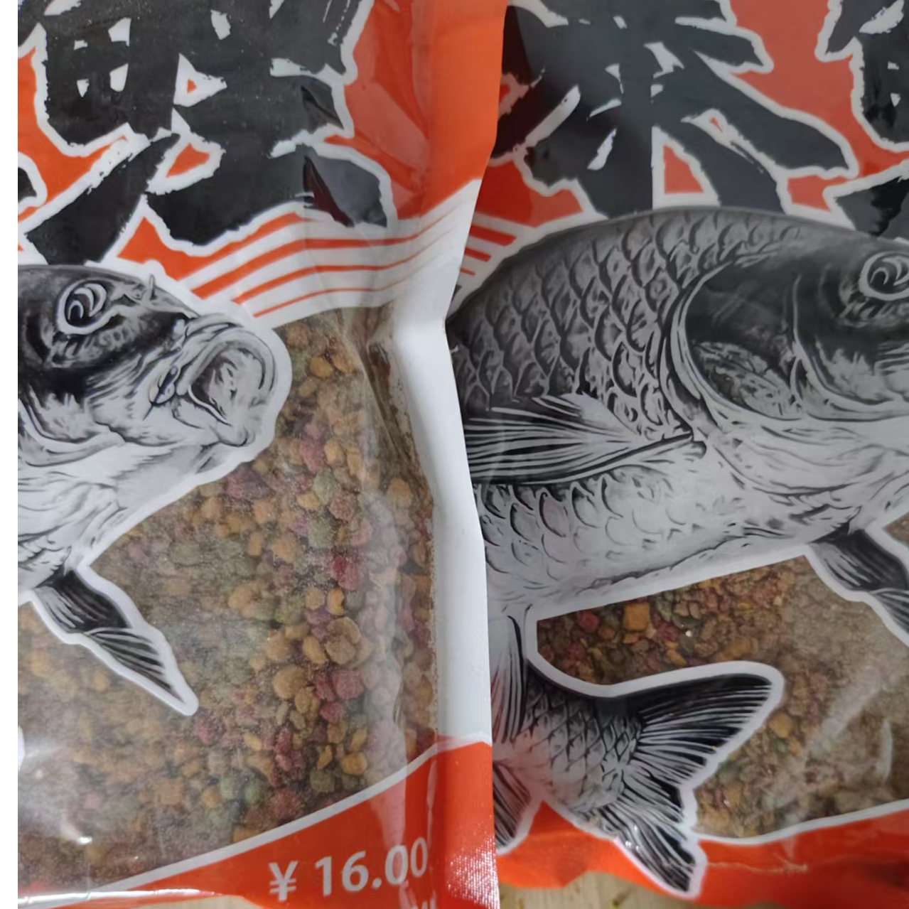 爆鲤鲤鱼青鱼粗颗粒300克/包