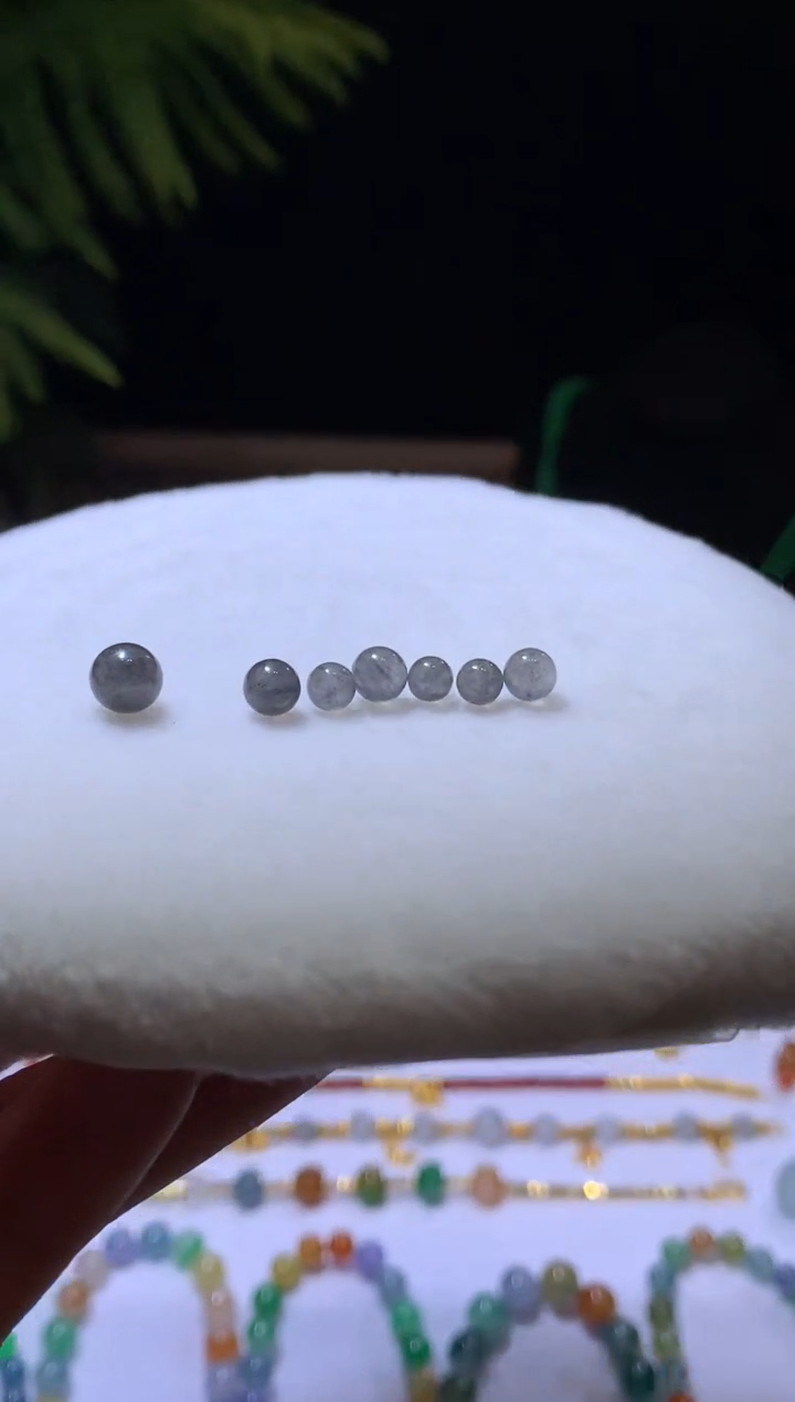 【闪购商品】定制翡翠未镶嵌一组七颗珠子2980+298