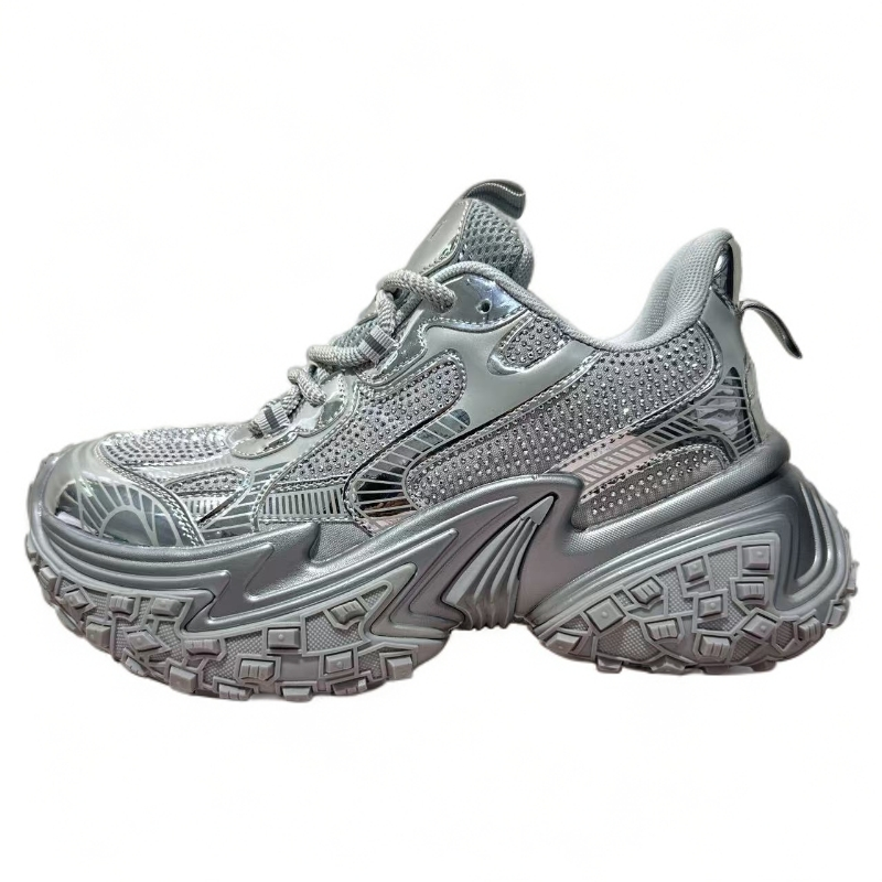 情侣款老爹鞋增高潮流时尚轻便舒适防滑耐磨四级鞋