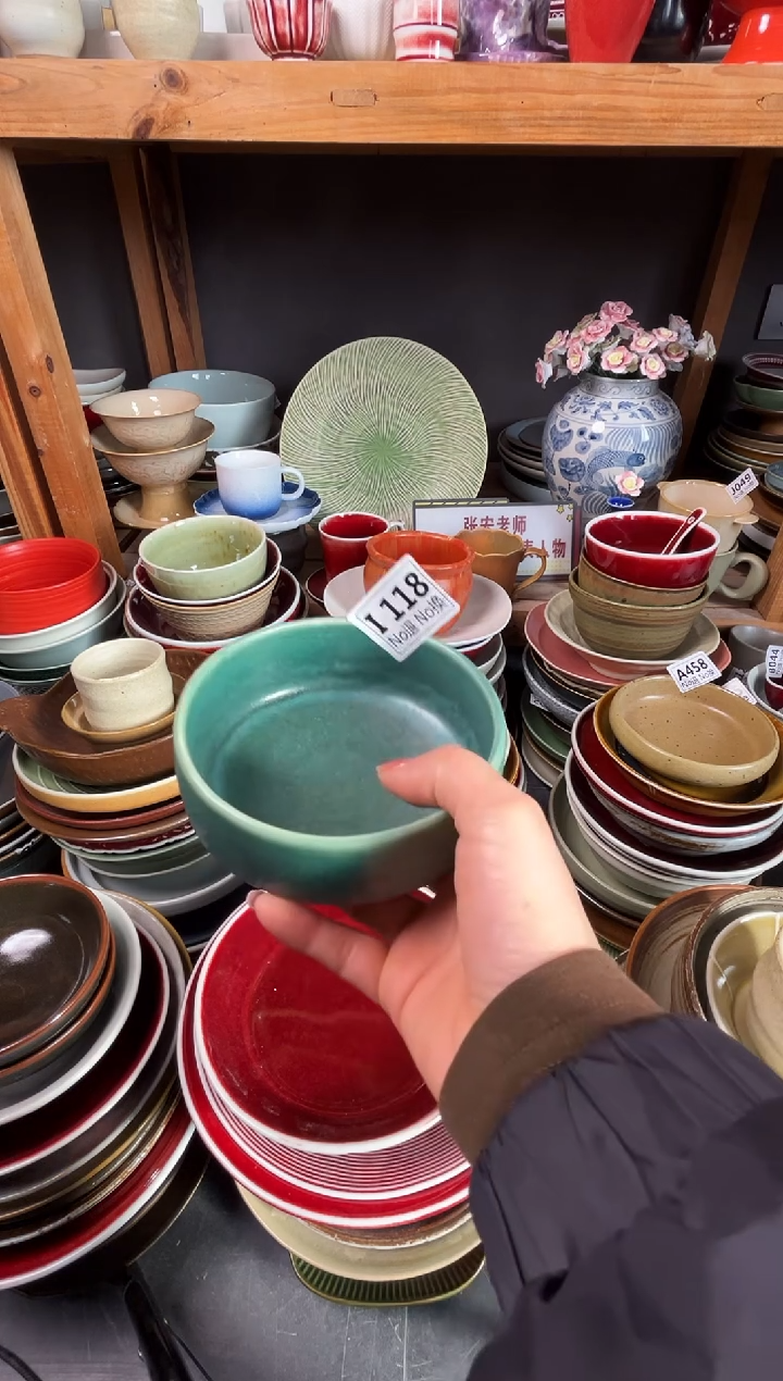 瓷片有****❤i118美人醉立边碗微瑕