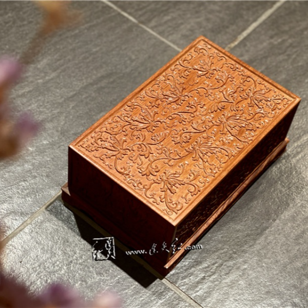 DZ1123M38 左序长方盒 缅花 250x162x100mm 