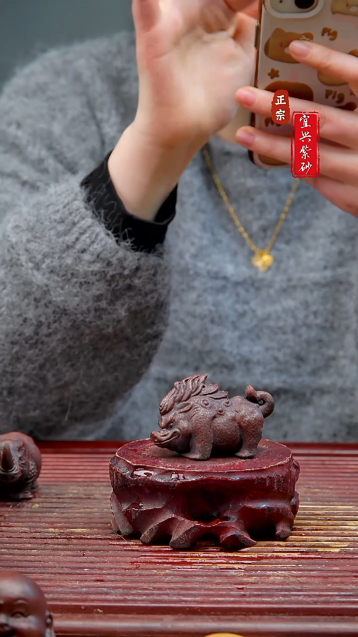 紫砂宜兴紫砂茶宠摆件
