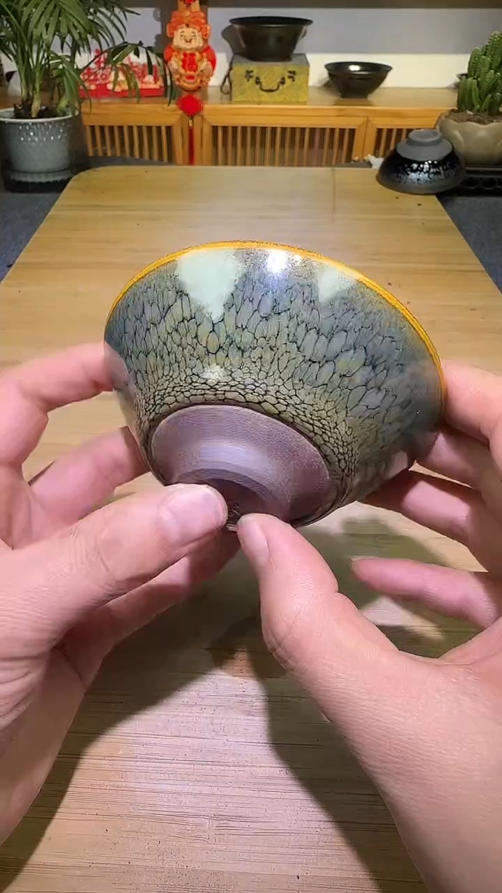 茶盏精品茶盏888888金口斗笠蓝鹧鸪