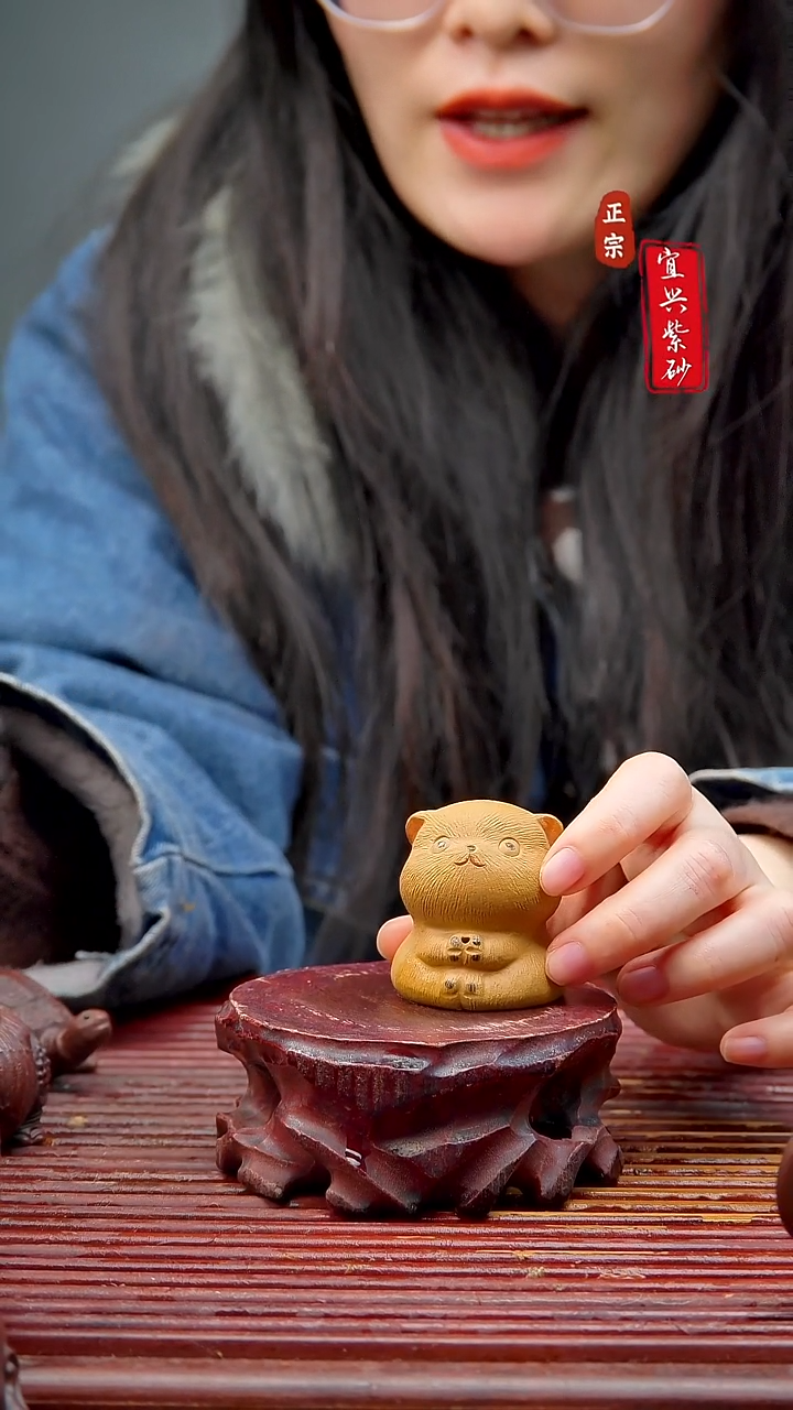 紫砂茶宠宜兴子紫砂摆件